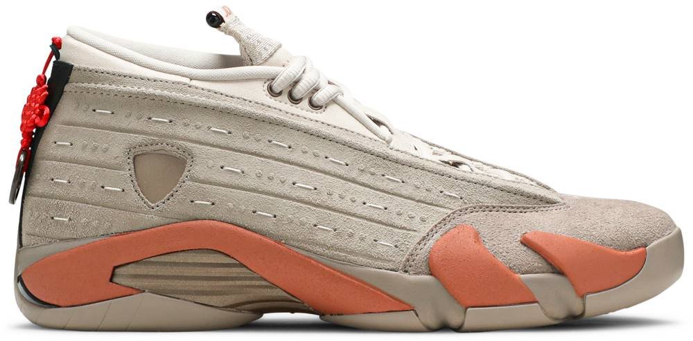 CLOT x Air Jordan 14 Retro Low  Terracotta  DC9857-200 - FrasersFashion