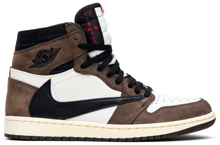 Travis Scott x Air Jordan 1 Retro High OG  Mocha  CD4487-100 - FrasersFashion