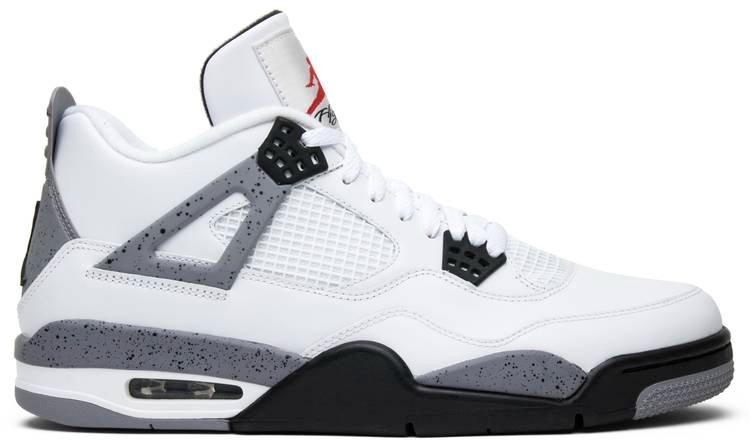 Air Jordan 4 Retro  Cement  2012 308497-103 - FrasersFashion
