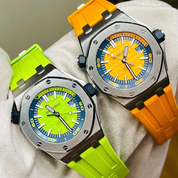 Audemars Piguet ROYAL OAK OFFSHORE DIVER Ref. 15710ST.OO.A038CA.01 - FrasersFashion