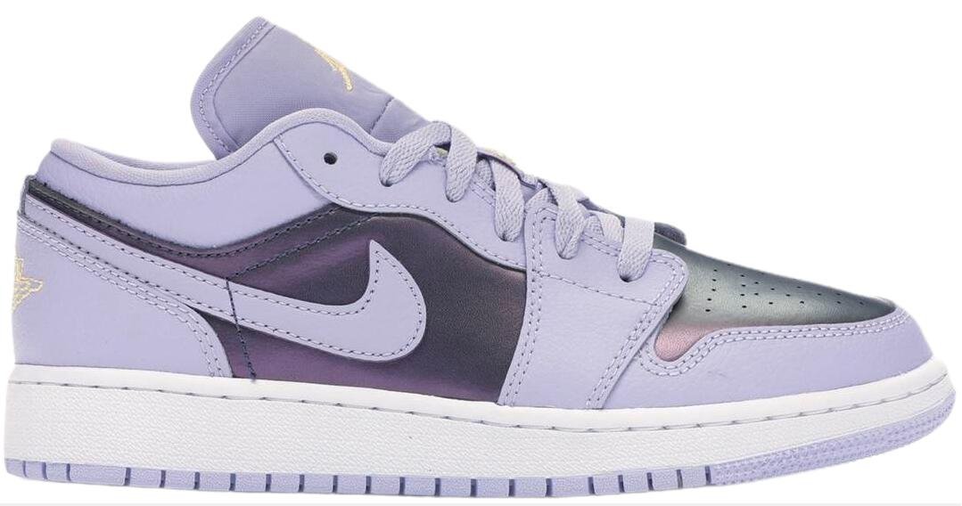 Air Jordan 1 Low GS  Oxygen Purple  554723-505 - FrasersFashion