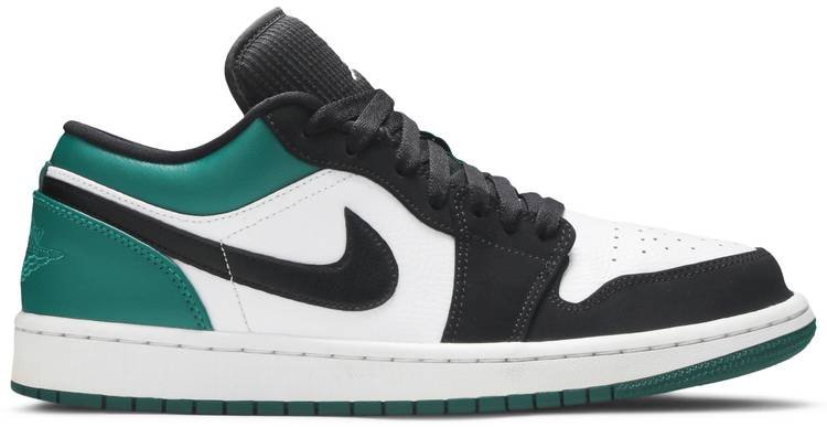 Air Jordan 1 Low  Mystic Green  553558-113 - FrasersFashion