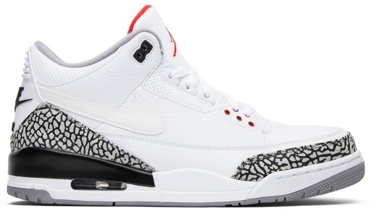 Air Jordan 3 Retro JTH NRG  White Cement  AV6683-160 - FrasersFashion