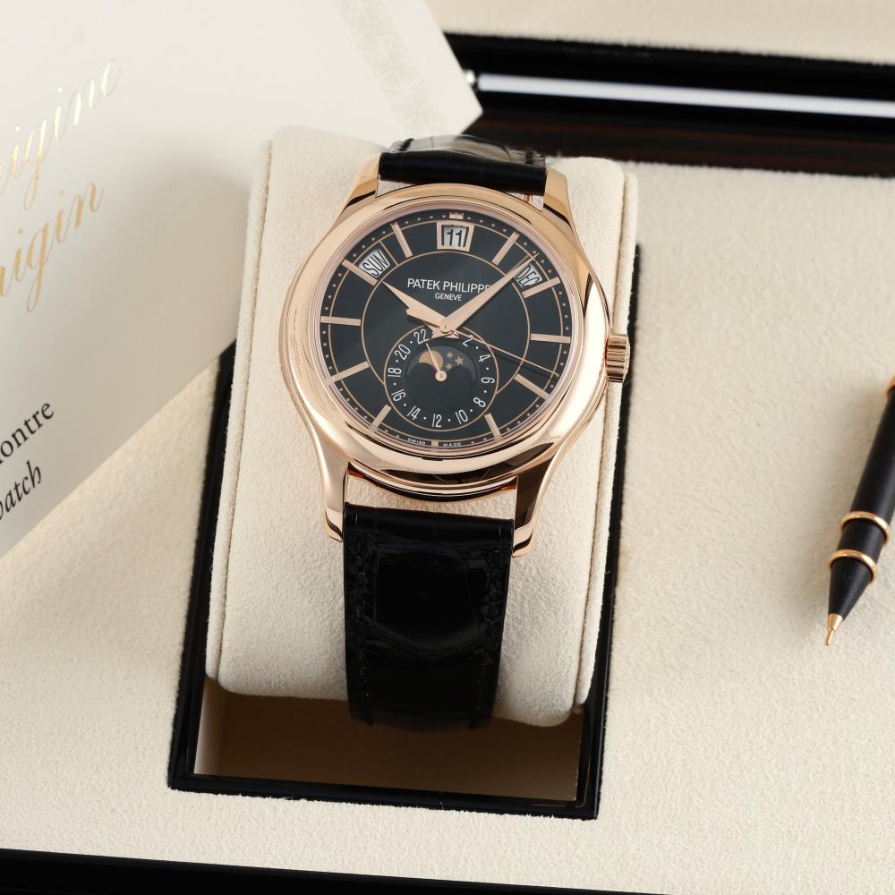 Patek Philippe 5205R-010 Complications Annual Calendar Moon Phases 40mm - FrasersFashion
