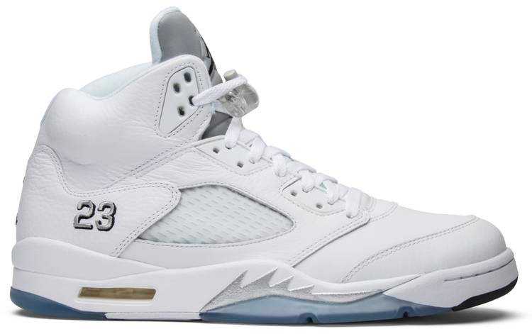 Air Jordan 5 Retro  Metallic White  2015 136027-130 - FrasersFashion