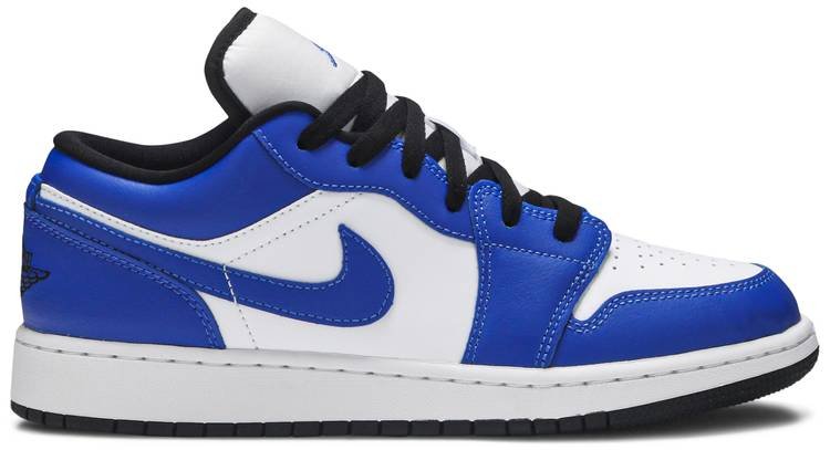 Air Jordan 1 Low GS  Game Royal  553560-124 - FrasersFashion