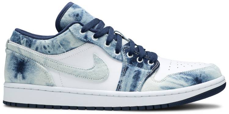 Air Jordan 1 Low SE  Washed Denim  CZ8455-100 - FrasersFashion