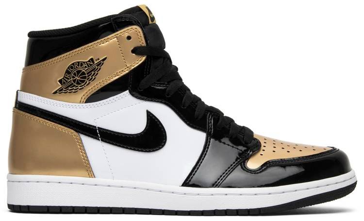 Air Jordan 1 Retro High OG NRG  Gold Toe  861428-007 - FrasersFashion