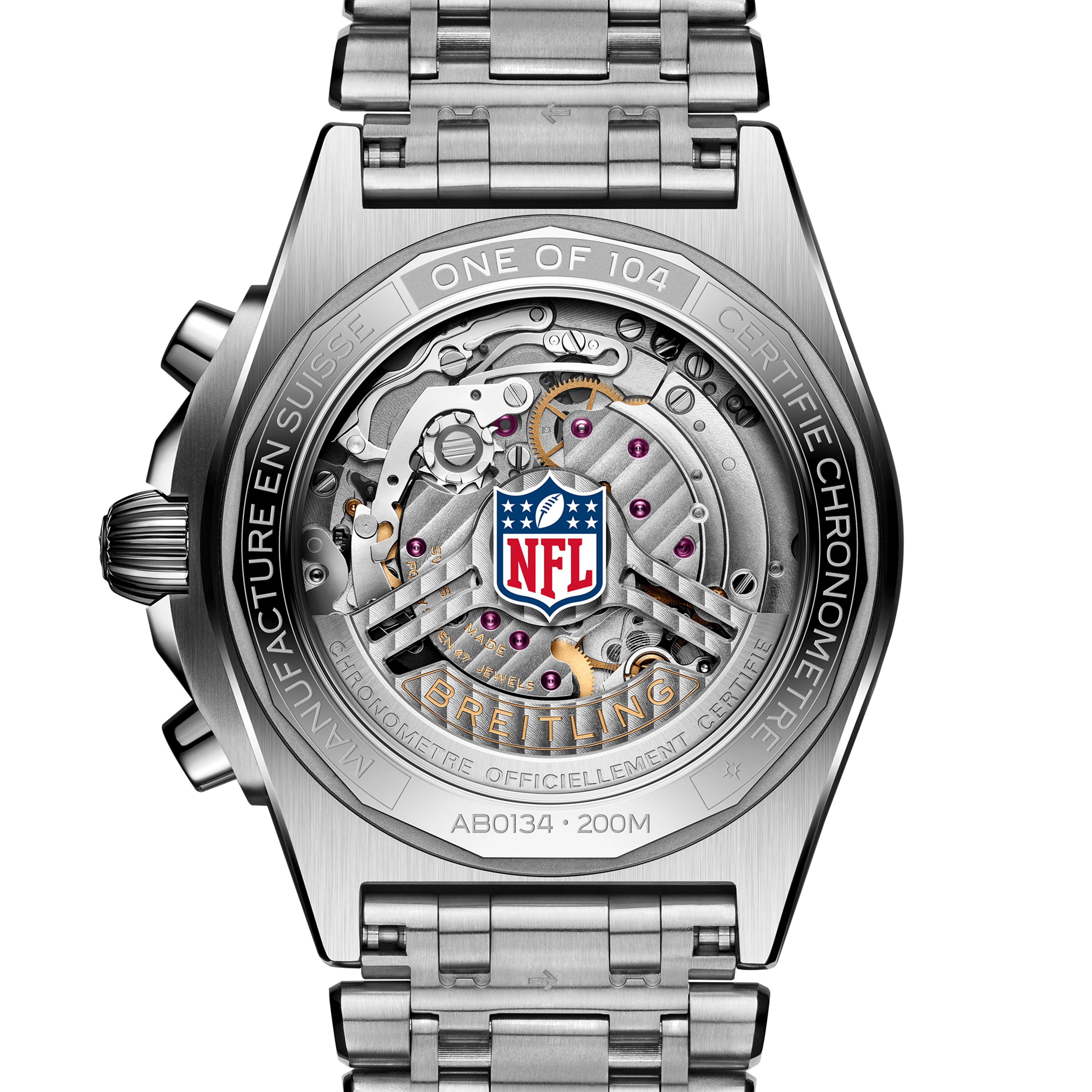 Chronomat B01 42 NFL New Orleans Saints Edition AB01342B1B4A1 - FrasersFashion