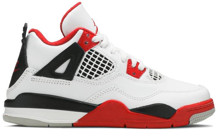 Air Jordan 4 Retro OG PS  Fire Red  2020 BQ7669-160 - FrasersFashion