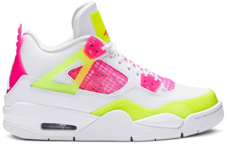 Air Jordan 4 Retro Wmns  Lemon Venom  CV7808-100 - FrasersFashion