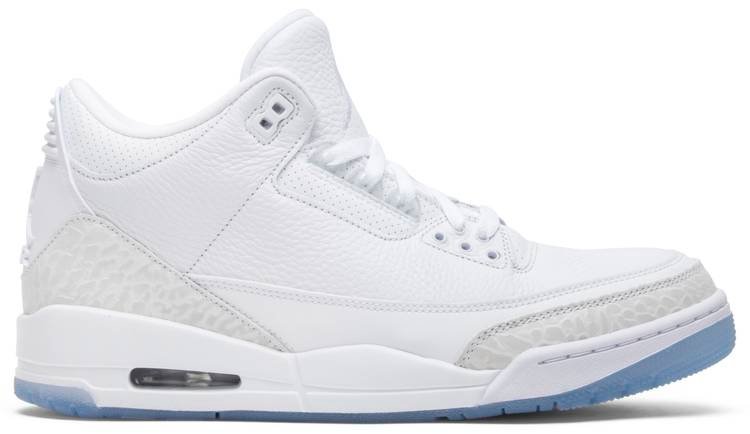 Air Jordan 3 Retro  Triple White  136064-111 - FrasersFashion