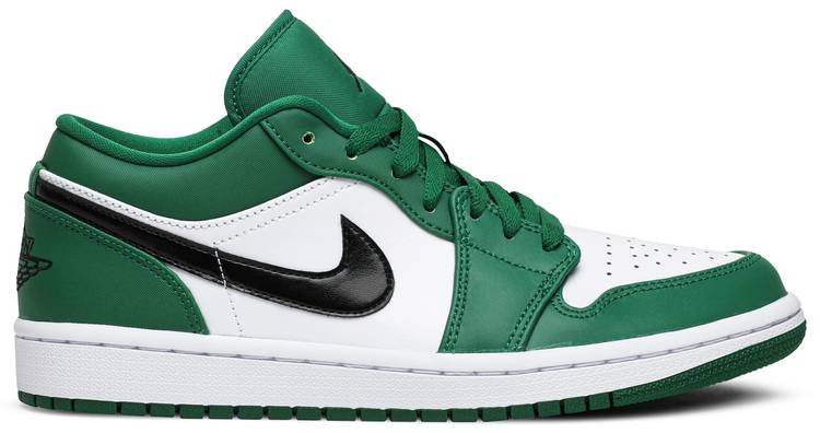 Air Jordan 1 Low  Pine Green  553558-301 - FrasersFashion