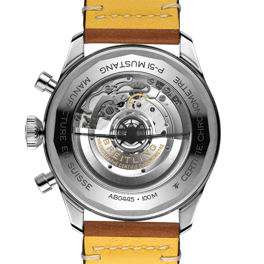 Super AVI B04 Chronograph GMT 46 P-51 Mustang AB04453A1B1X1 - FrasersFashion