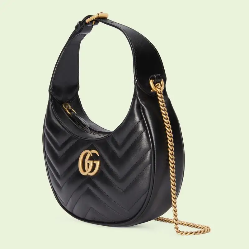 GG Marmont half-moon mini bag No. 699514 DTDHT 1000 - FrasersFashion