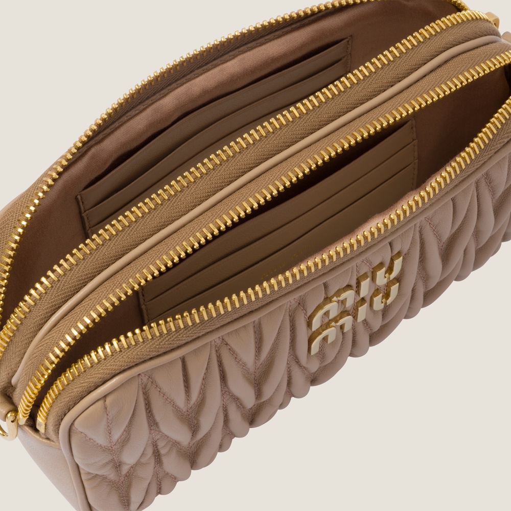 Matelassé nappa leather mini-bag 18cm - FrasersFashion