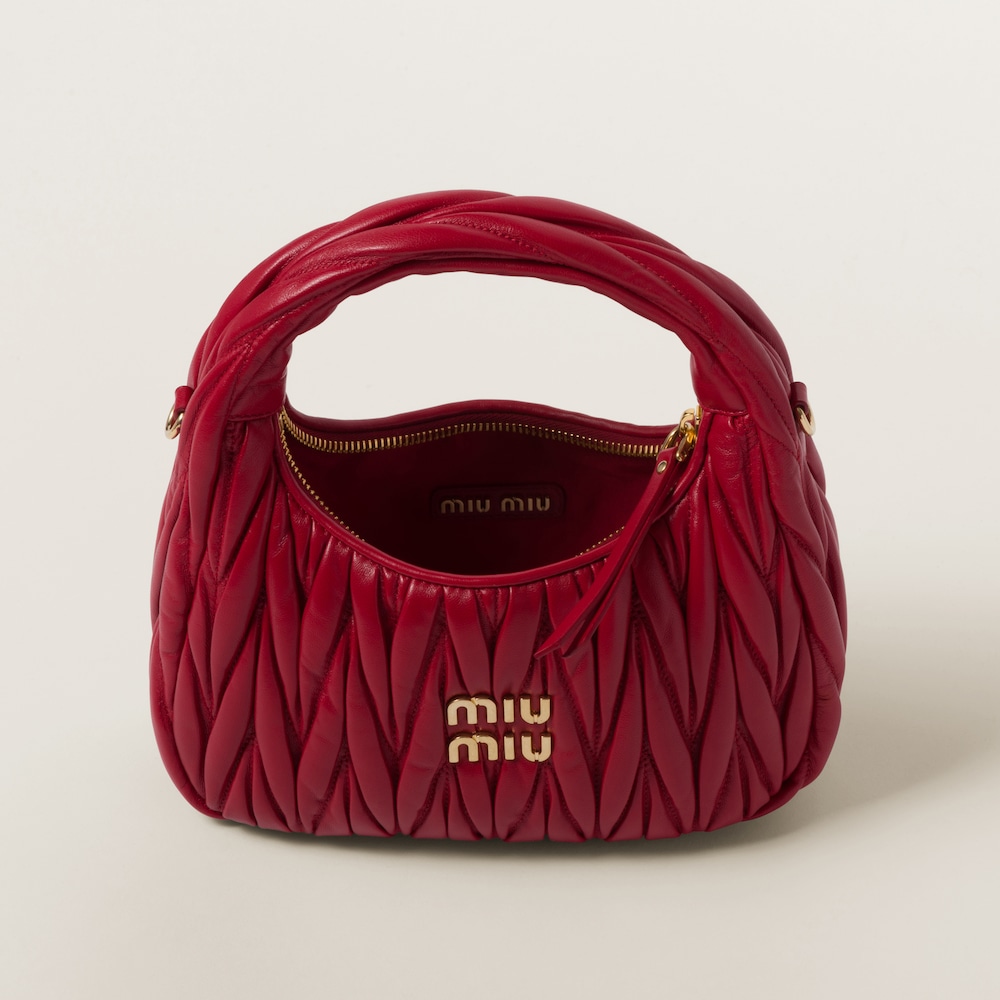 Wander matelassé nappa leather mini hobo bag - FrasersFashion