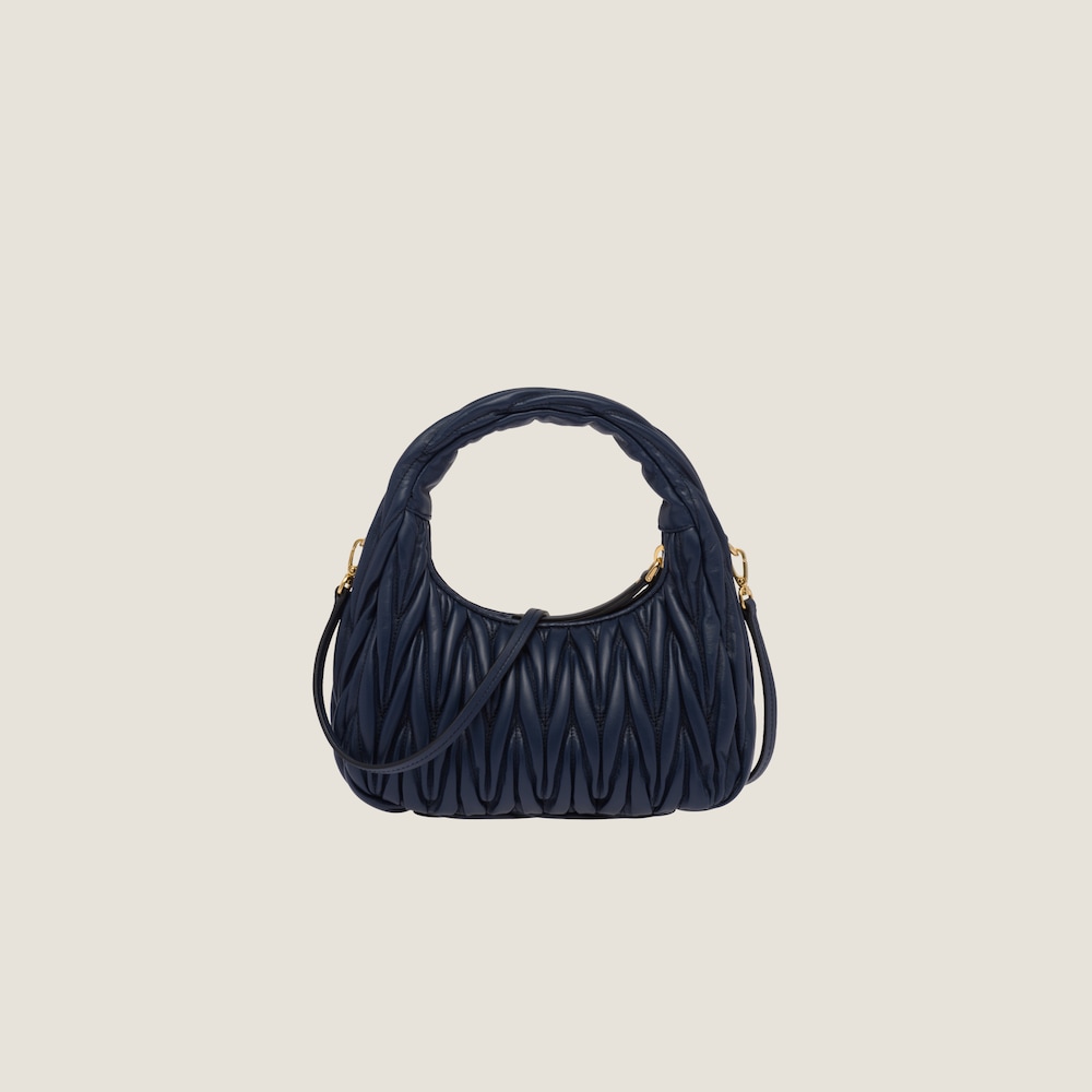 Wander matelassé nappa leather mini hobo bag - FrasersFashion