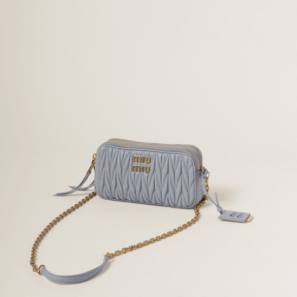 Matelassé nappa leather mini-bag 18cm - FrasersFashion