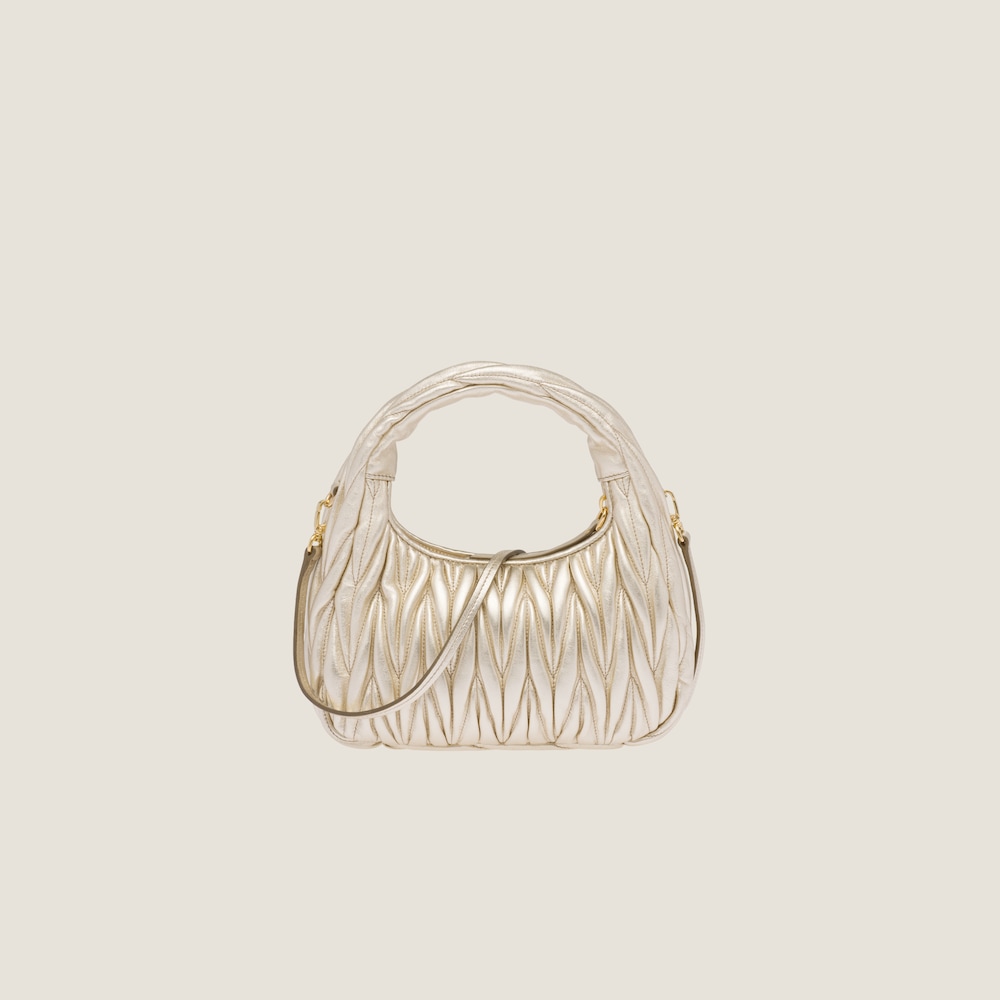 Wander matelassé nappa leather mini hobo bag - FrasersFashion