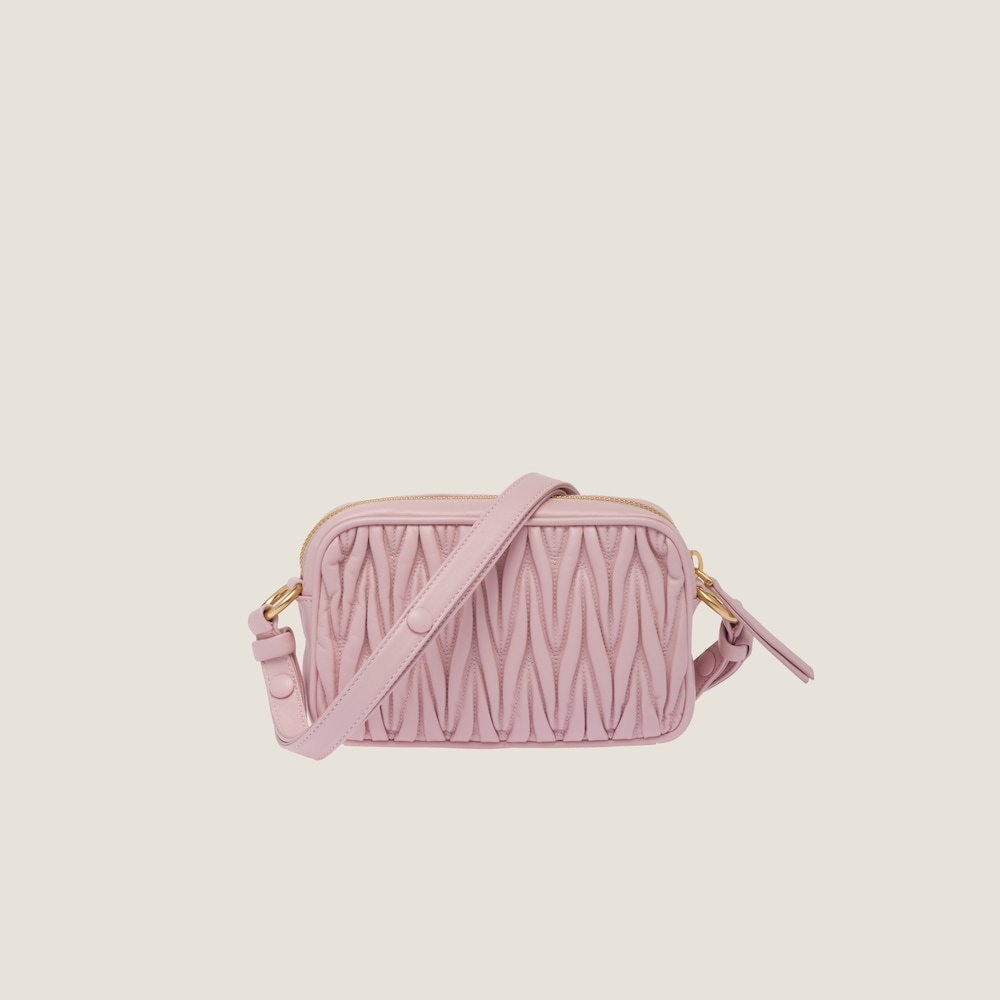 Matelassé nappa leather shoulder bag 20cm - FrasersFashion