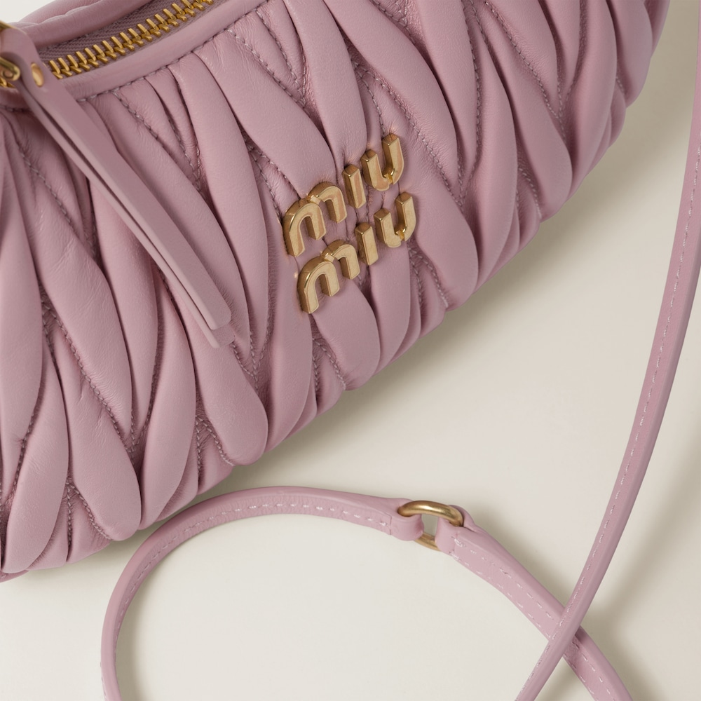 Wander matelassé nappa leather mini hobo bag - FrasersFashion