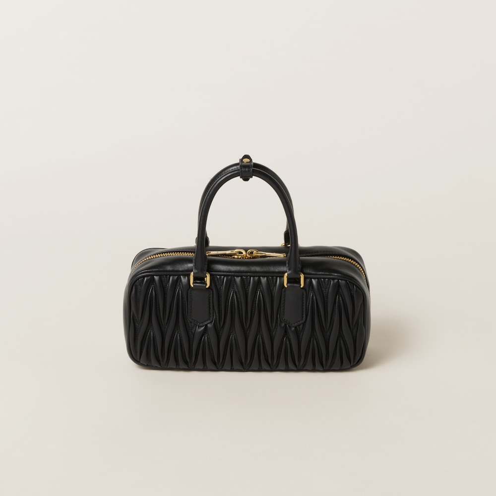 Arcadie matelassé nappa leather bag 27cm - FrasersFashion