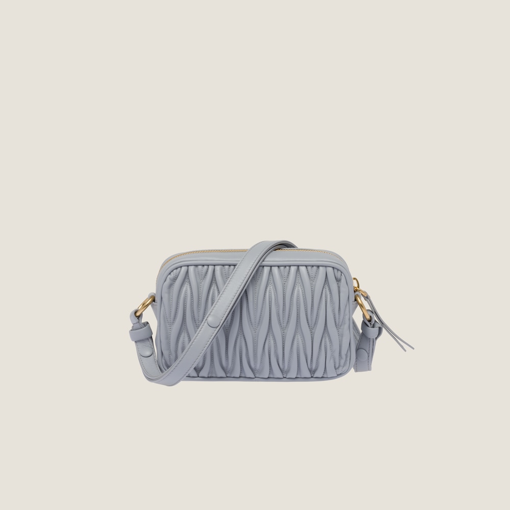 Matelassé nappa leather shoulder bag 20cm - FrasersFashion