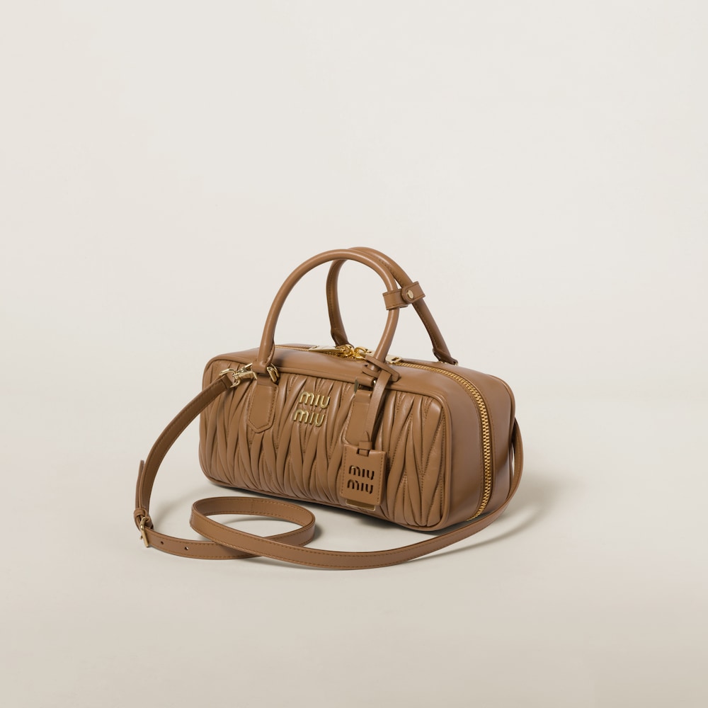 Arcadie matelassé nappa leather bag 27cm - FrasersFashion
