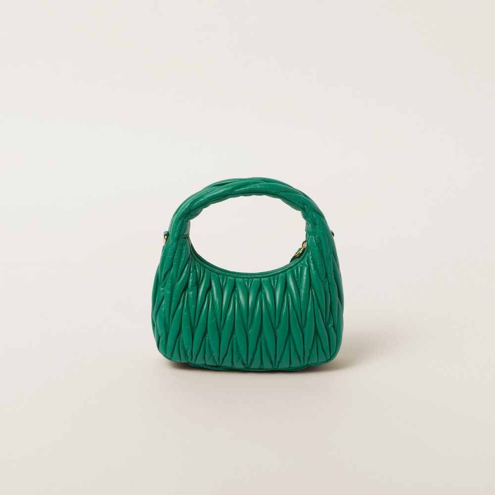 Wander matelassé nappa leather mini hobo bag - FrasersFashion