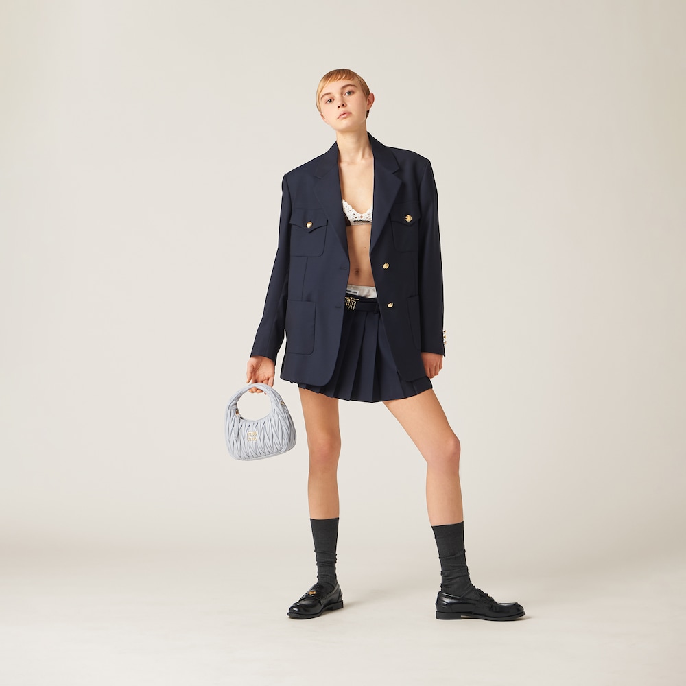 Wander matelassé nappa leather mini hobo bag - FrasersFashion