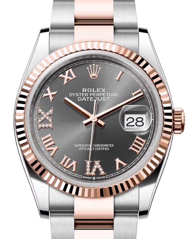 Rolex Datejust 126231-0024 Slate Dial 36mm Oyster Bracelet - FrasersFashion