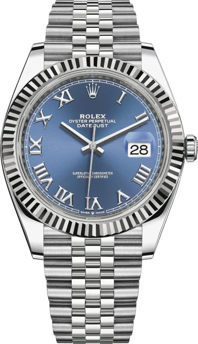 Rolex Datejust 126334 Silver Oyster Bracelet with Silver Bezel - FrasersFashion