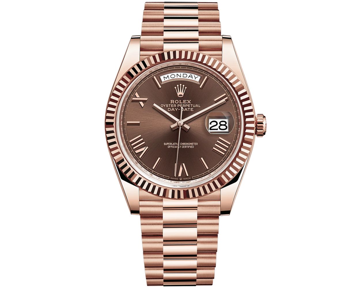 Rolex Day-Date 40 Men's Gold Watch 228235-0002 - FrasersFashion