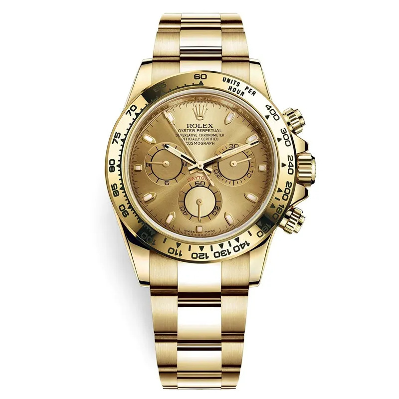 Cosmograph Daytona 116508 Champagne Index Oyster 40mm Watch - FrasersFashion