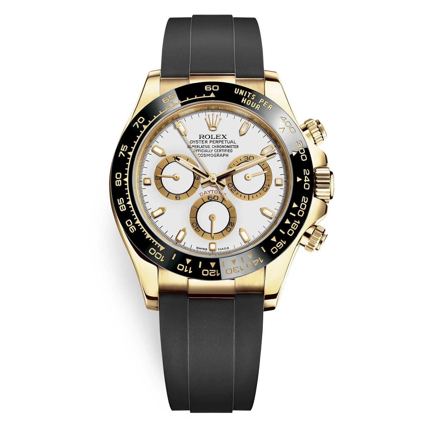 Cosmograph Daytona 116518LN White Dial 40mm Watch - FrasersFashion