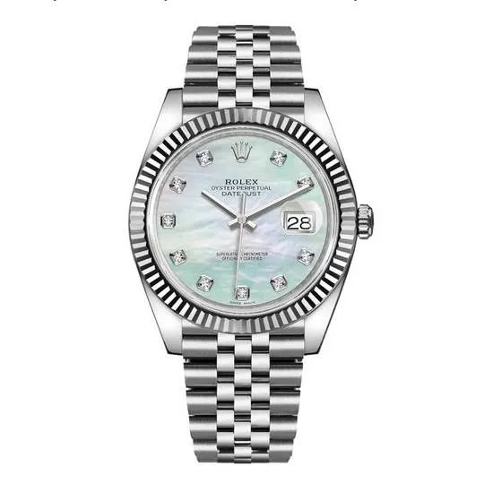 Datejust Diamond Mother of Pearl 41mm - FrasersFashion