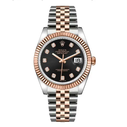 Datejust Black Diamond Dial 36mm - FrasersFashion