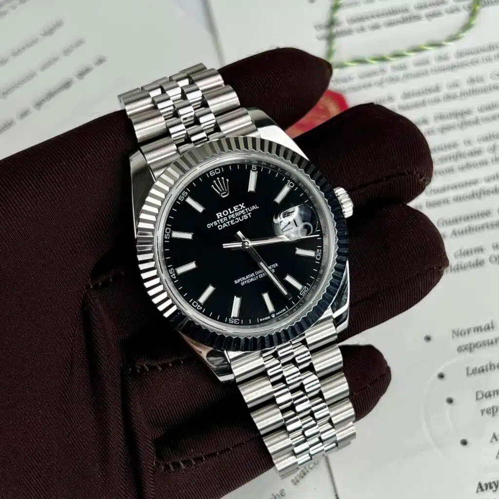 DATEJUST BLACK DIAL Luminous Dial - FrasersFashion