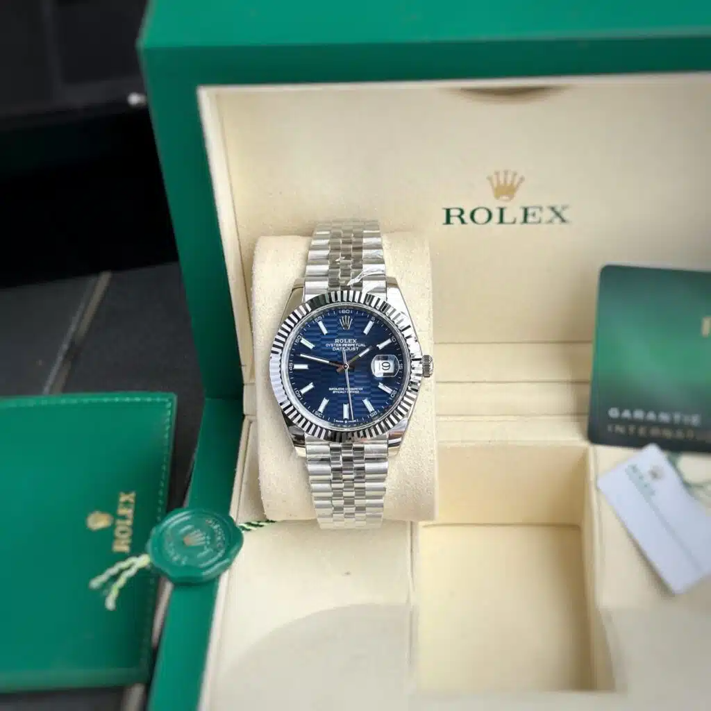 DATEJUST 126334 WAVY BLUE SIDE  40MM - FrasersFashion
