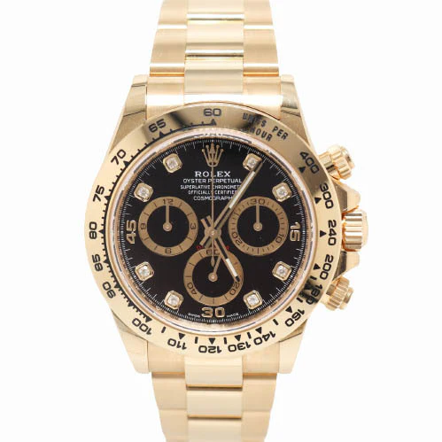 Daytona Yellow Gold Black Dial 40mm - FrasersFashion