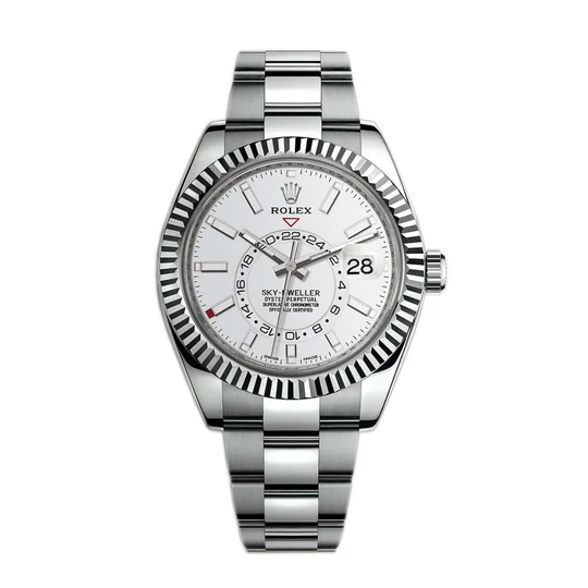Rolex Sky-Dweller 326934-0001 Oyster 42mm White Dial - FrasersFashion
