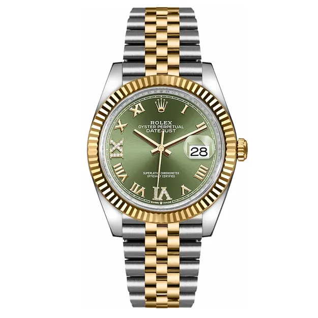 Datejust Olive Green Dial 36mm - FrasersFashion