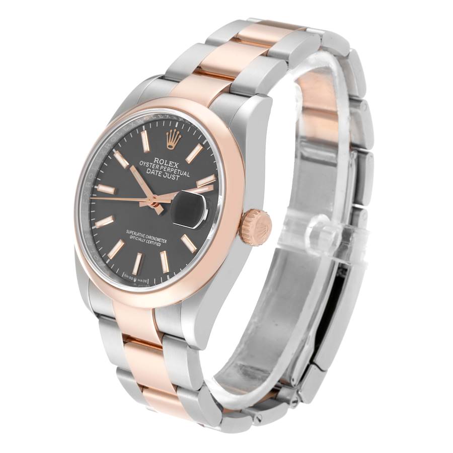Rolex Datejust 36 Steel EveRose Gold Rhodium Dial Mens Watch - FrasersFashion