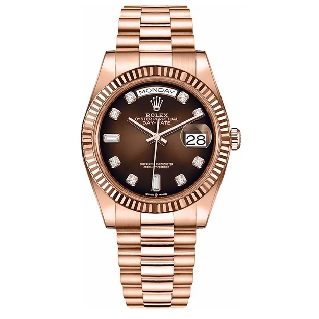 ROLEX Day-Date 36mm Brown Ombre Dial - FrasersFashion