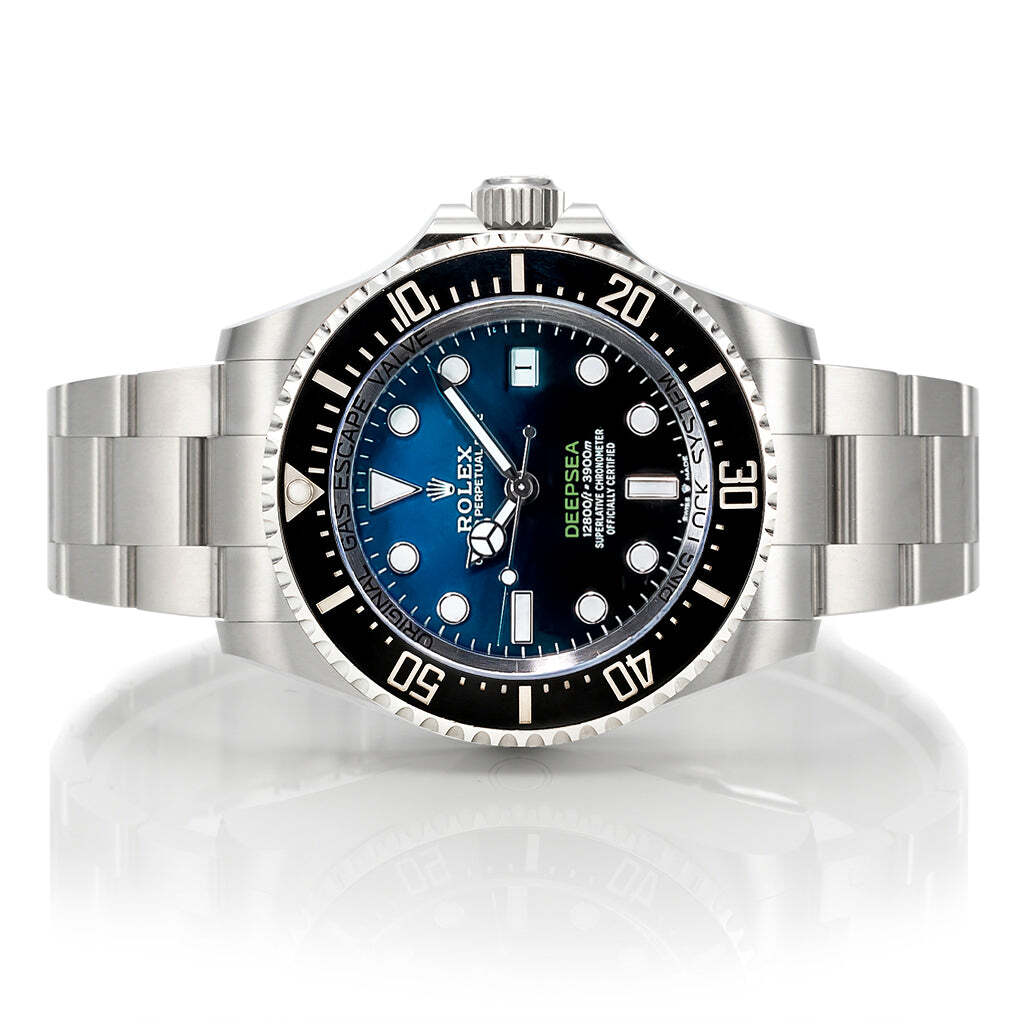Rolex Deepsea Automatic D-Blue Dial Men's Stainless Steel Oyster Watch - FrasersFashion