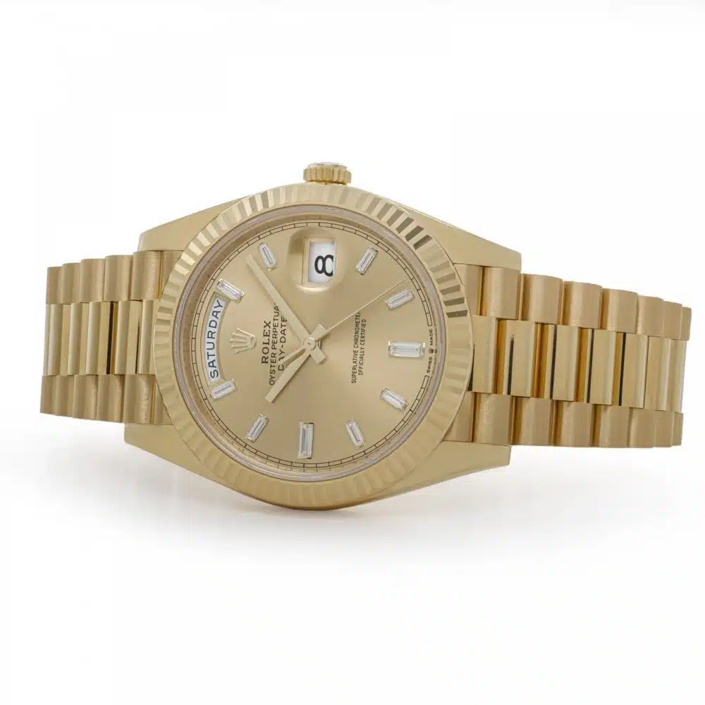 ROLEX DAY-DATE WATCH CHAMPAGNE GOLD - FrasersFashion
