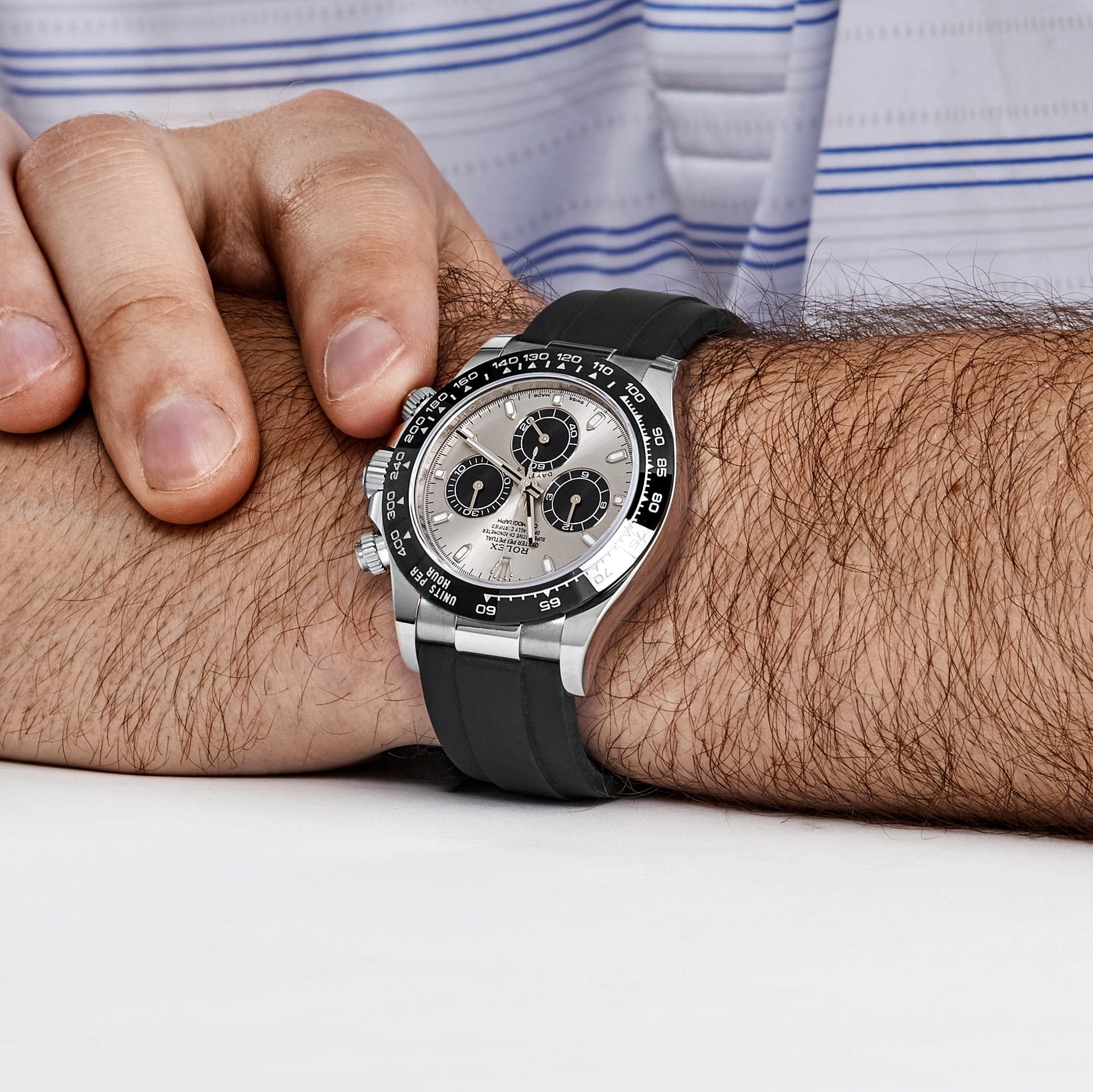 Rolex Daytona 116519LN ??Ghost?? White Gold Steel and Bright Black Dial (2022) - FrasersFashion