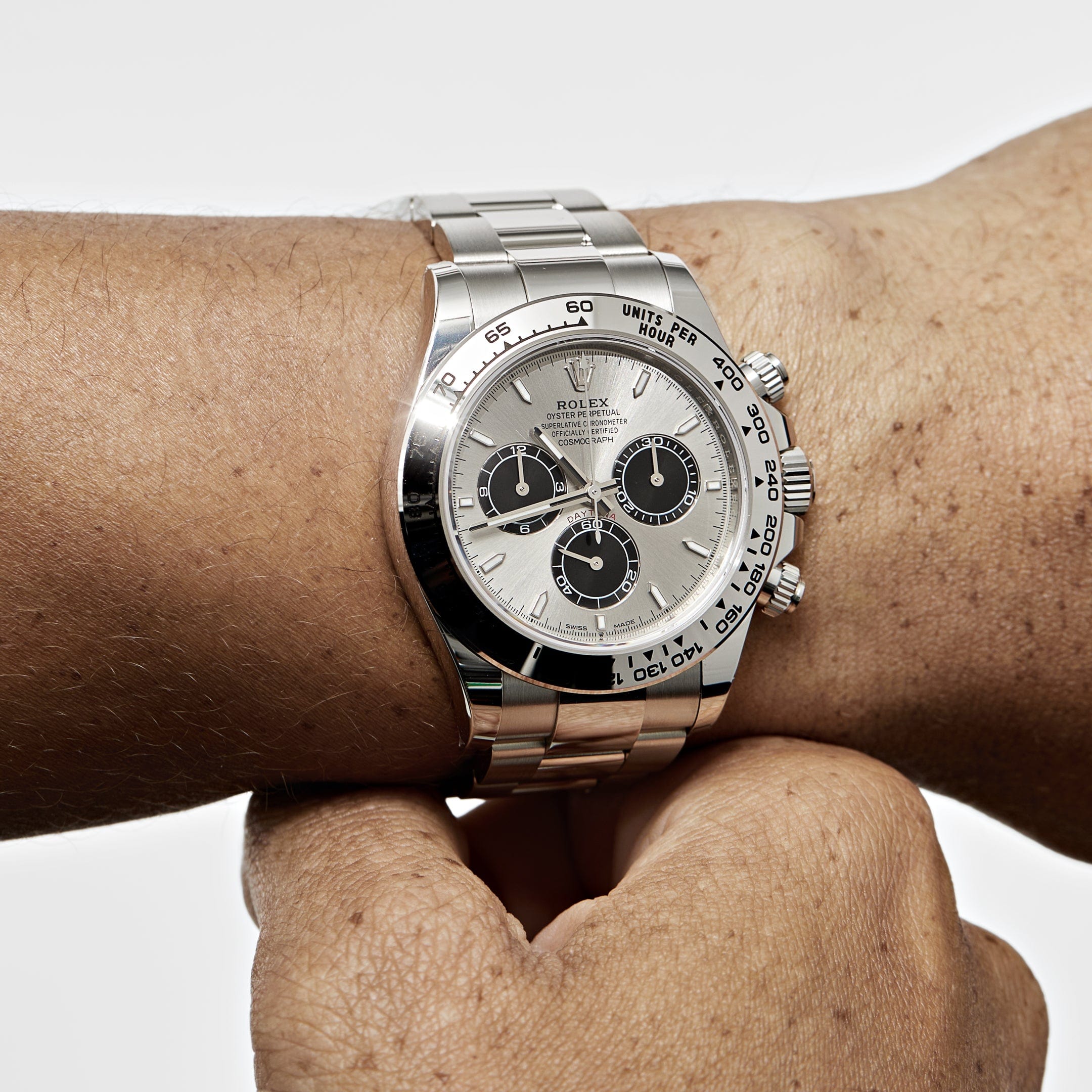 Rolex Daytona 126509 ??Ghost?? White Gold Silver Dial (2025) - FrasersFashion