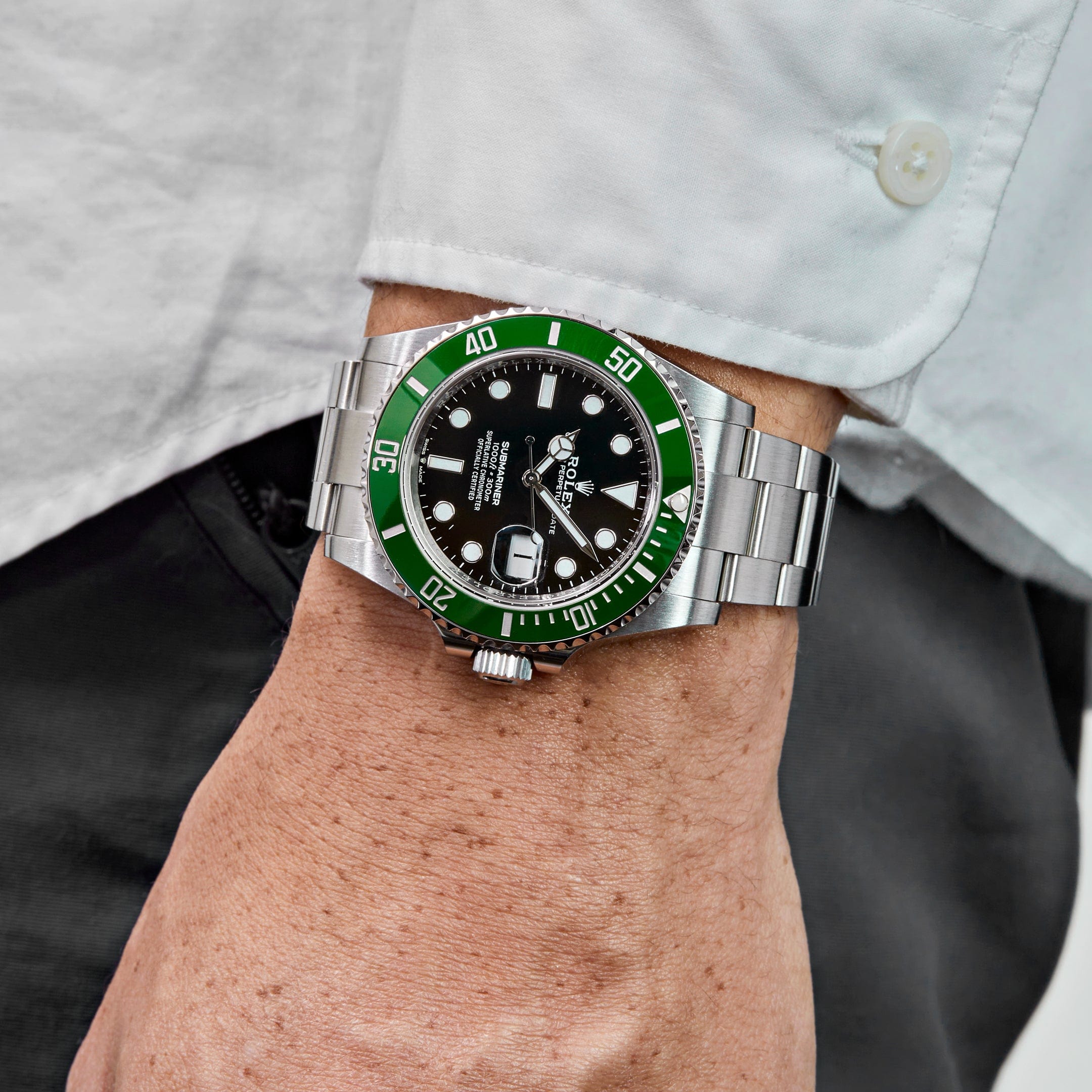 Rolex Submariner Date 126610LV ??Starbucks MK2?? Stainless Steel Black Dial Oyster (2025) - FrasersFashion